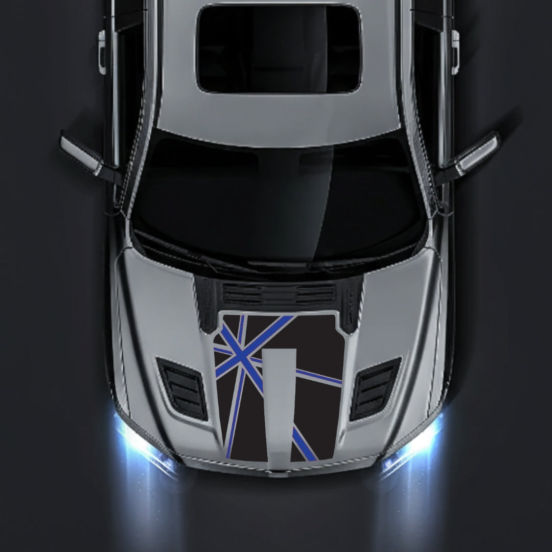 Hood Panel Decal/Sticker - England - Cut Graphic Kit - For Dodge RAM 1500 2019-2025 - Premium Vinyl