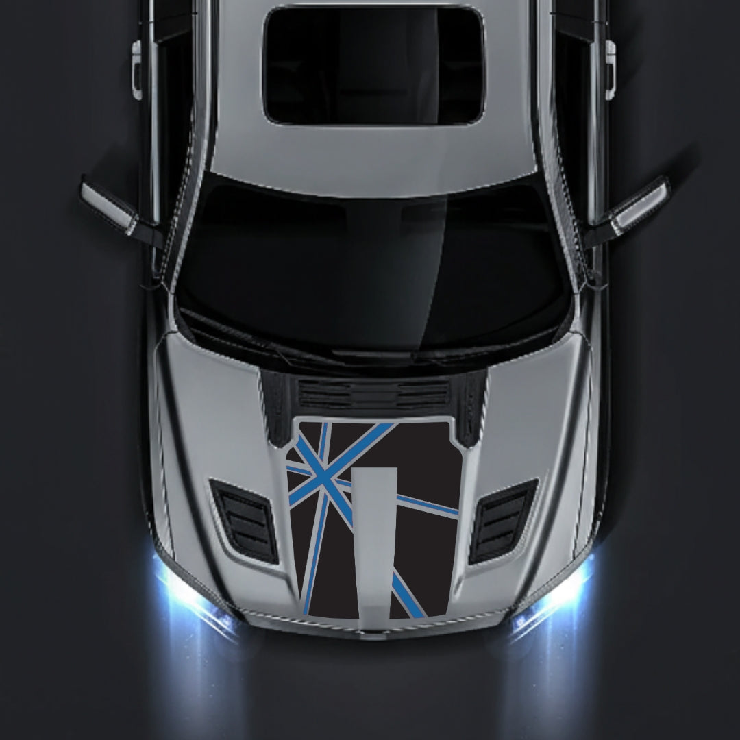 Hood Panel Decal/Sticker - England - Cut Graphic Kit - For Dodge RAM 1500 2019-2025 - Premium Vinyl