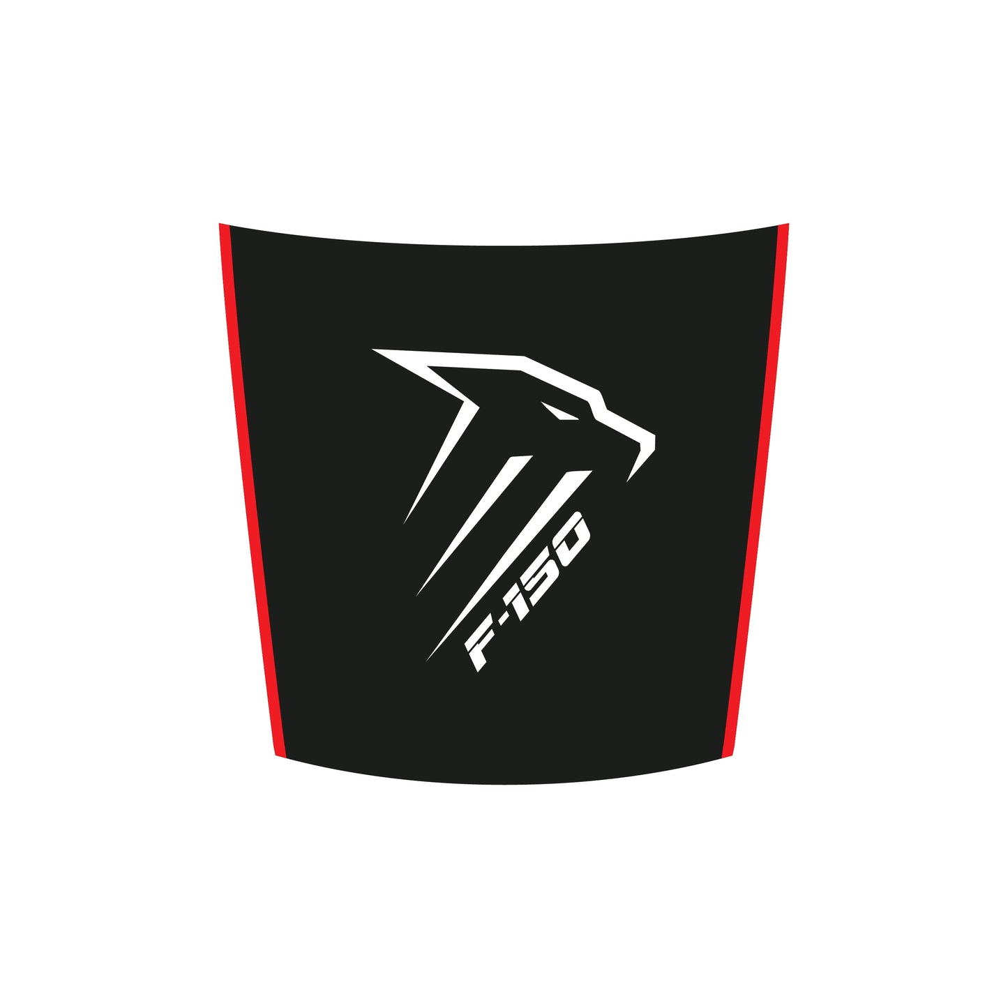 Hood Panel Decal/Sticker - Eagle Head Graphic Decal Graphic Kit - For Ford F-150 2015-2020 - Premium Vinyl