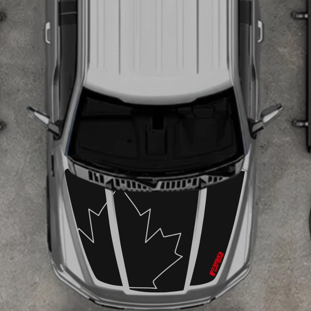 Hood Panel Decal/Sticker - Canada Style 24 Graphic Kit - For Ford F-150 2020-2026 - Premium Vinyl