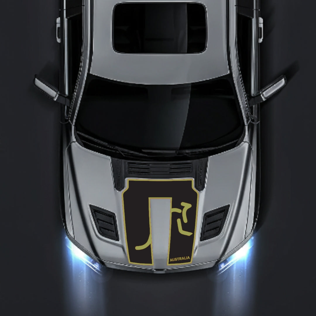 Hood Panel Decal/Sticker - Australia - Border Graphic Kit - For Dodge RAM 1500 2019-2025 - Premium Vinyl