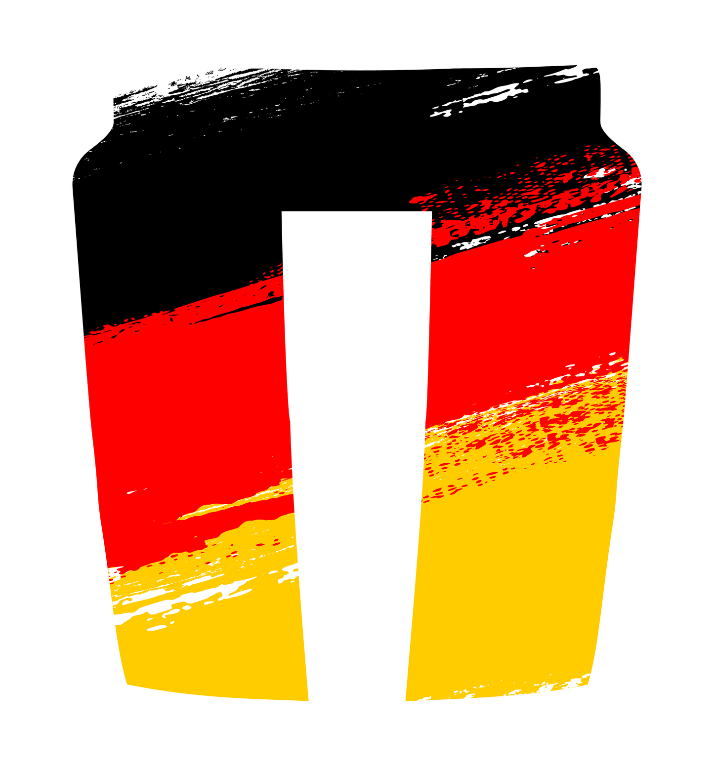 Performance Hood Panel Decal/Sticker - Germany Flag Graphic Kit - For Dodge RAM 1500 2019-2025 - Premium Vinyl