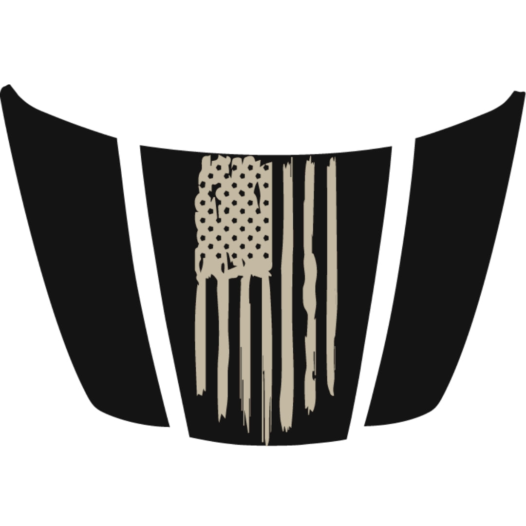 Hood Panel Decal/Sticker - USA Style 15 Graphic Kit - For Ford F-150 2020-2026 - Premium Vinyl