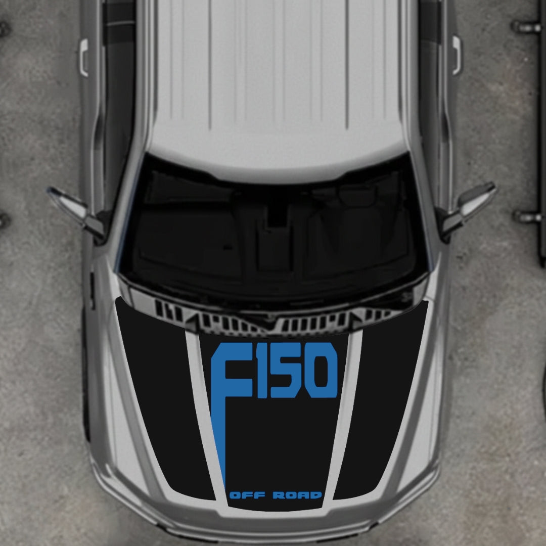 Hood Panel Decal/Sticker - Style 23 Graphic Kit - For Ford F-150 2020-2026 - Premium Vinyl