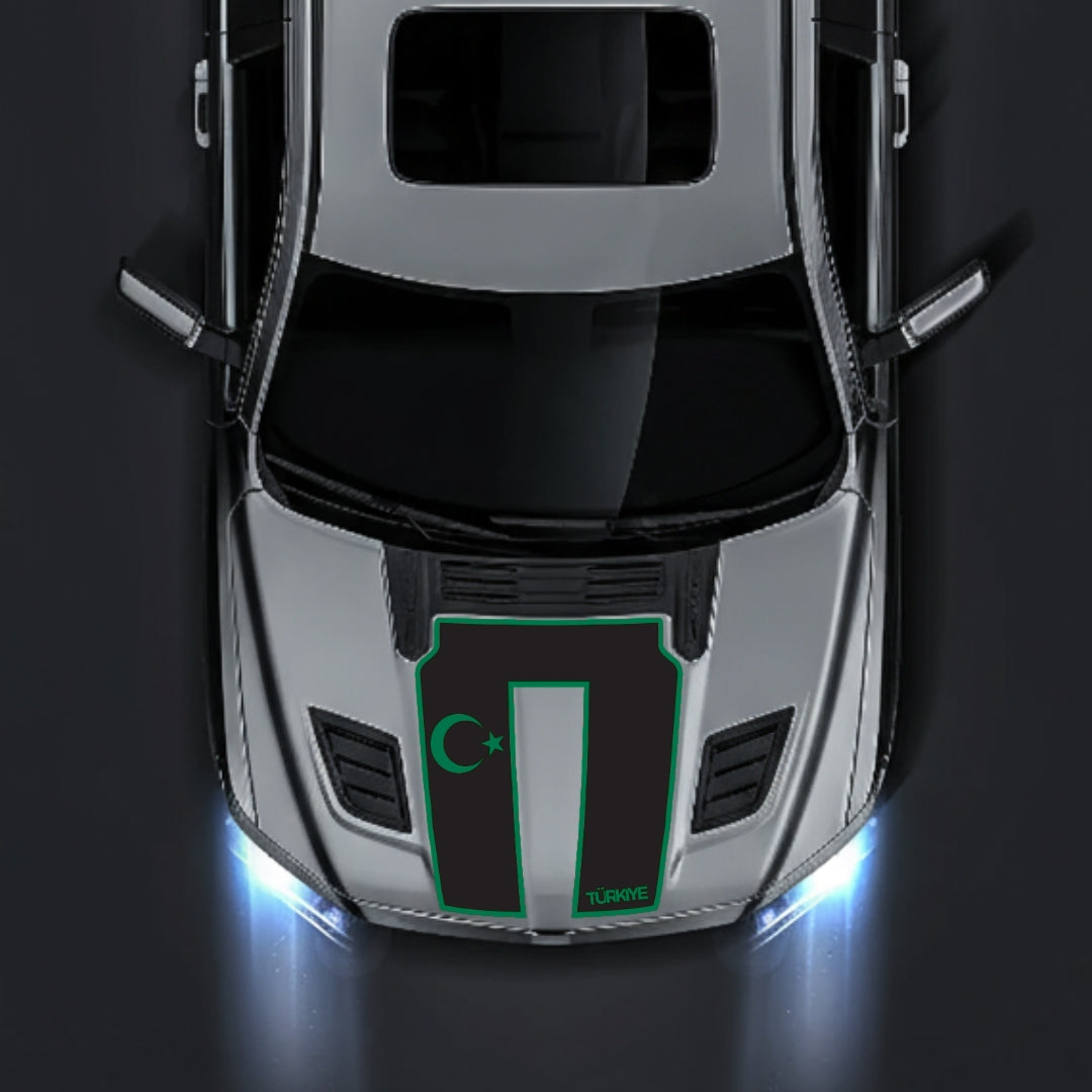 Performance Hood Panel Decal/Sticker - Turkey - Border Graphic Kit - For Dodge RAM 1500 2019-2025 - Premium Vinyl