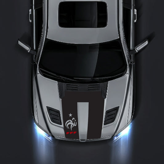 Performance Hood Panel Decal/Sticker - French Football Federation Logo Graphic Kit - For Dodge RAM 1500 2019-2025 - Premium Vinyl