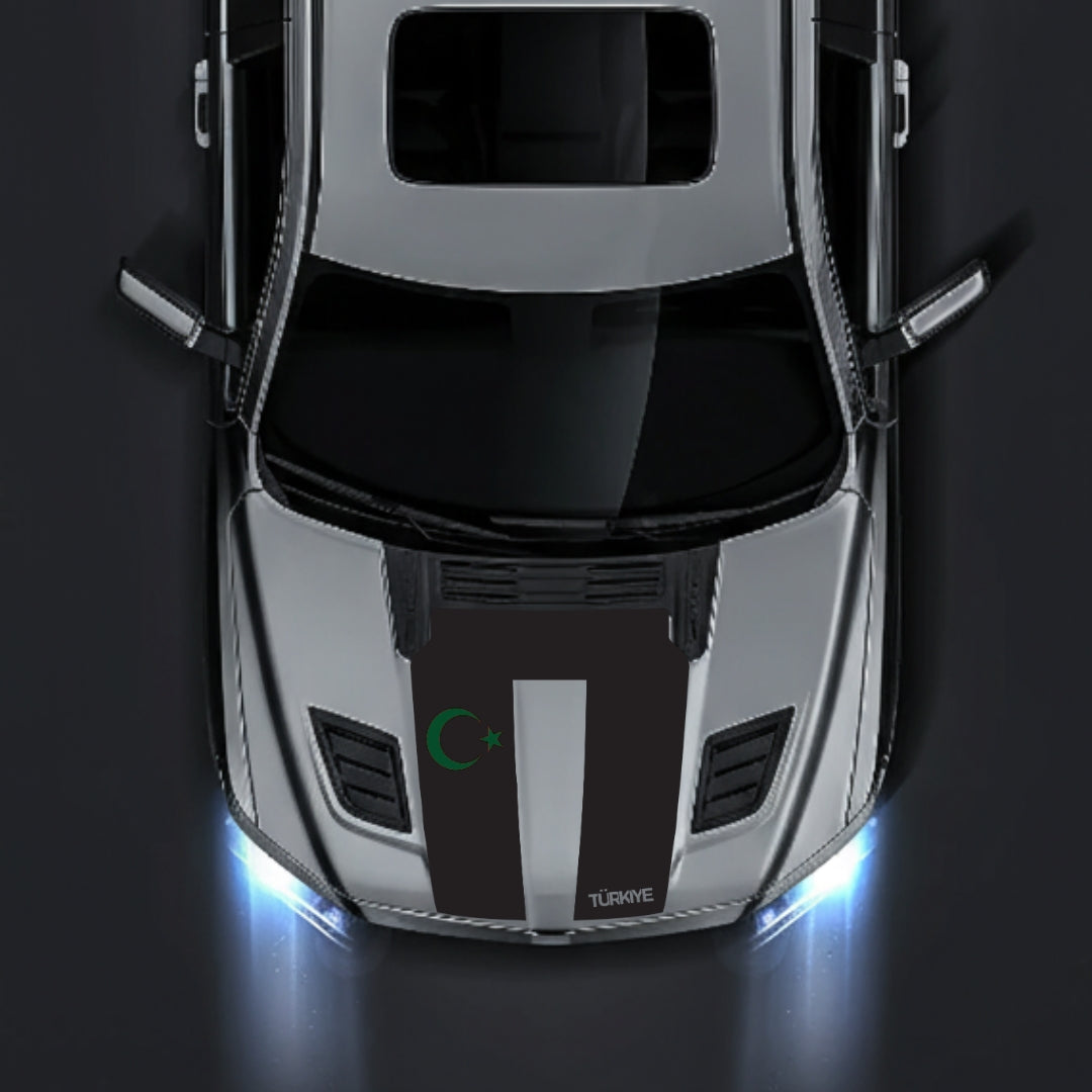 Hood Panel Decal/Sticker - Turkey - Cut Graphic Kit - For Dodge RAM 1500 2019-2025 - Premium Vinyl
