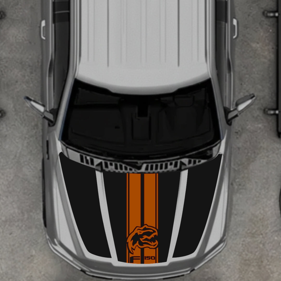 Hood Panel Decal/Sticker - Rex Graphic Kit - For Ford F-150 2020-2026 - Premium Vinyl