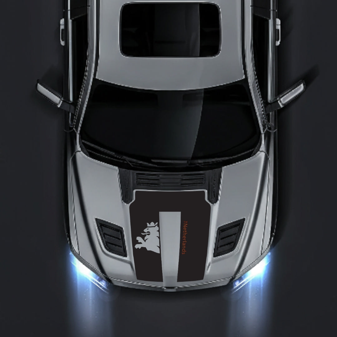 Hood Panel Decal/Sticker - Netherlands - Cut Graphic Kit - For Dodge RAM 1500 2019-2025 - Premium Vinyl