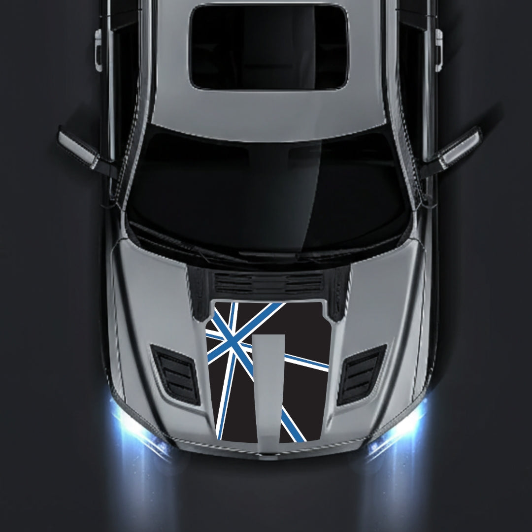 Performance Hood Panel Decal/Sticker - England Graphic Kit - For Dodge RAM 1500 2019-2025 - Premium Vinyl