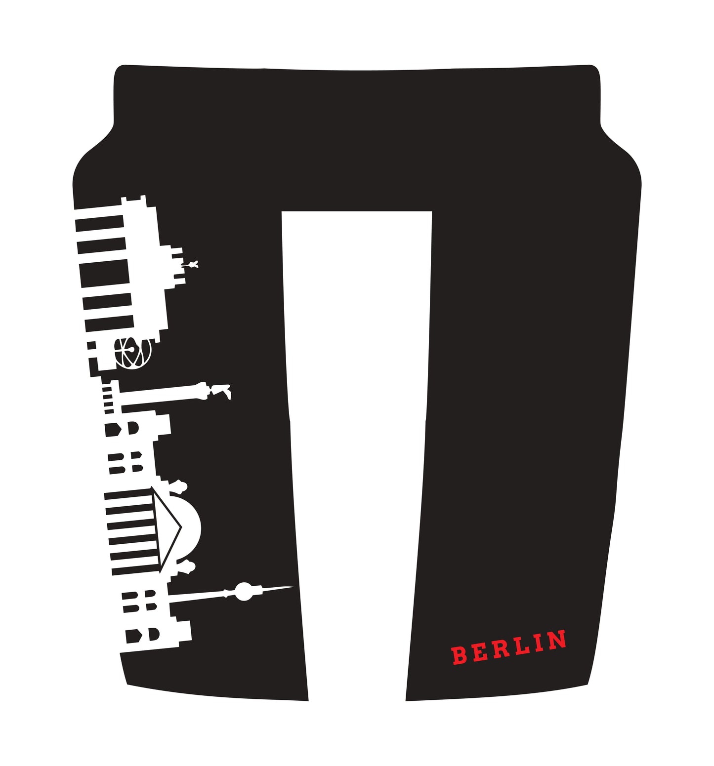 Hood Panel Decal/Sticker - Berlin Skyline - Cut Graphic Kit - For Dodge RAM 1500 2019-2025 - Premium Vinyl