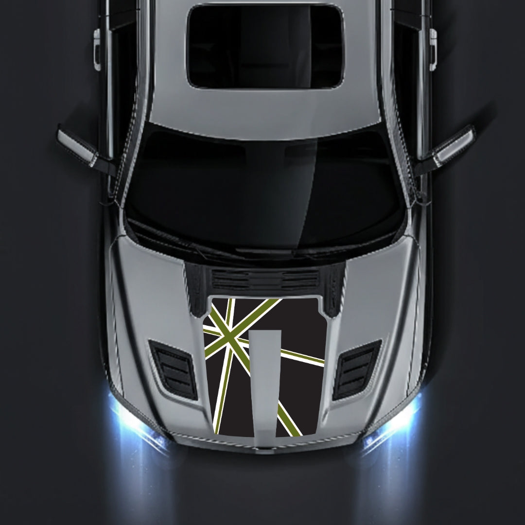 Performance Hood Panel Decal/Sticker - England Graphic Kit - For Dodge RAM 1500 2019-2025 - Premium Vinyl