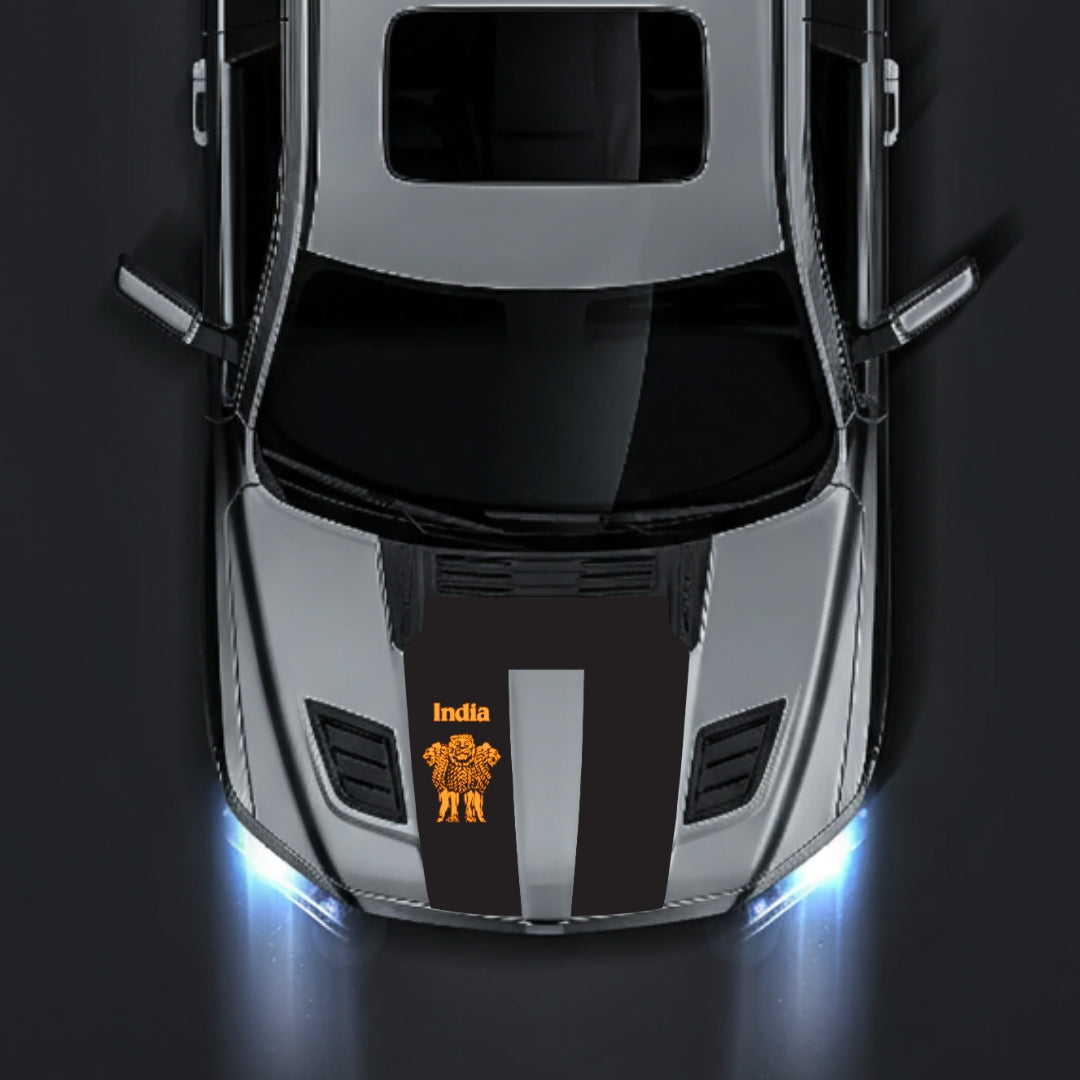 Hood Panel Decal/Sticker - India Graphic Kit - For Dodge RAM 1500 2019-2025 - Premium Vinyl