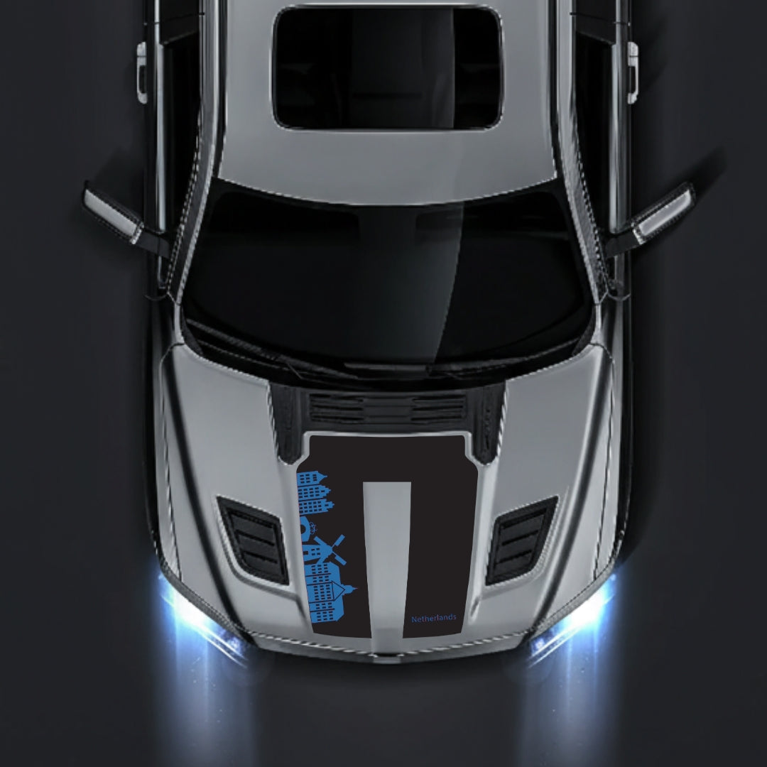 Hood Panel Decal/Sticker - Netherlands Skyline Graphic Kit - For Dodge RAM 1500 2019-2025 - Premium Vinyl