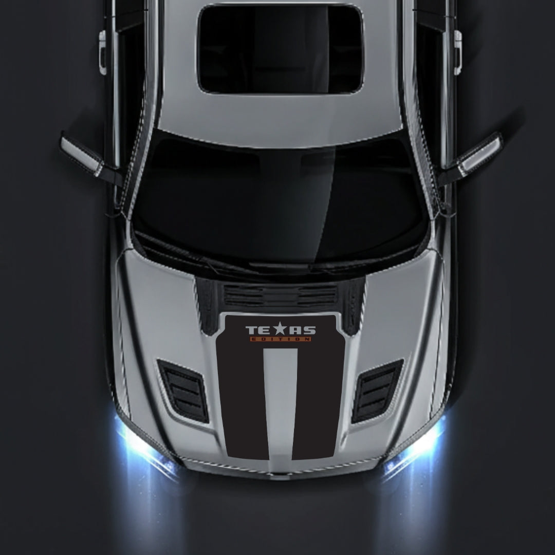 Hood Panel Decal/Sticker - Texas Edition - Cut Graphic Kit - For Dodge RAM 1500 2019-2025 - Premium Vinyl