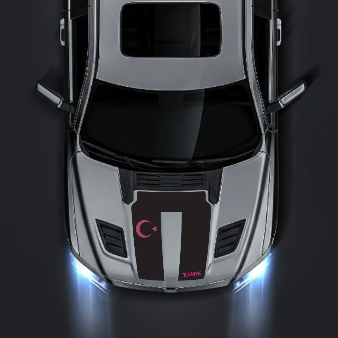 Performance Hood Panel Decal/Sticker - Turkey Graphic Kit - For Dodge RAM 1500 2019-2025 - Premium Vinyl