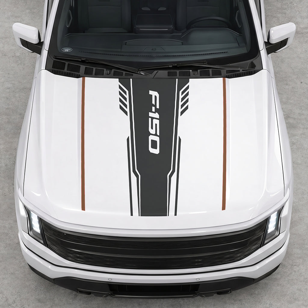 Hood Panel Decal/Sticker - Speed F150 Graphic Decal Graphic Kit - For Ford F-150 2015-2020 - Premium Vinyl