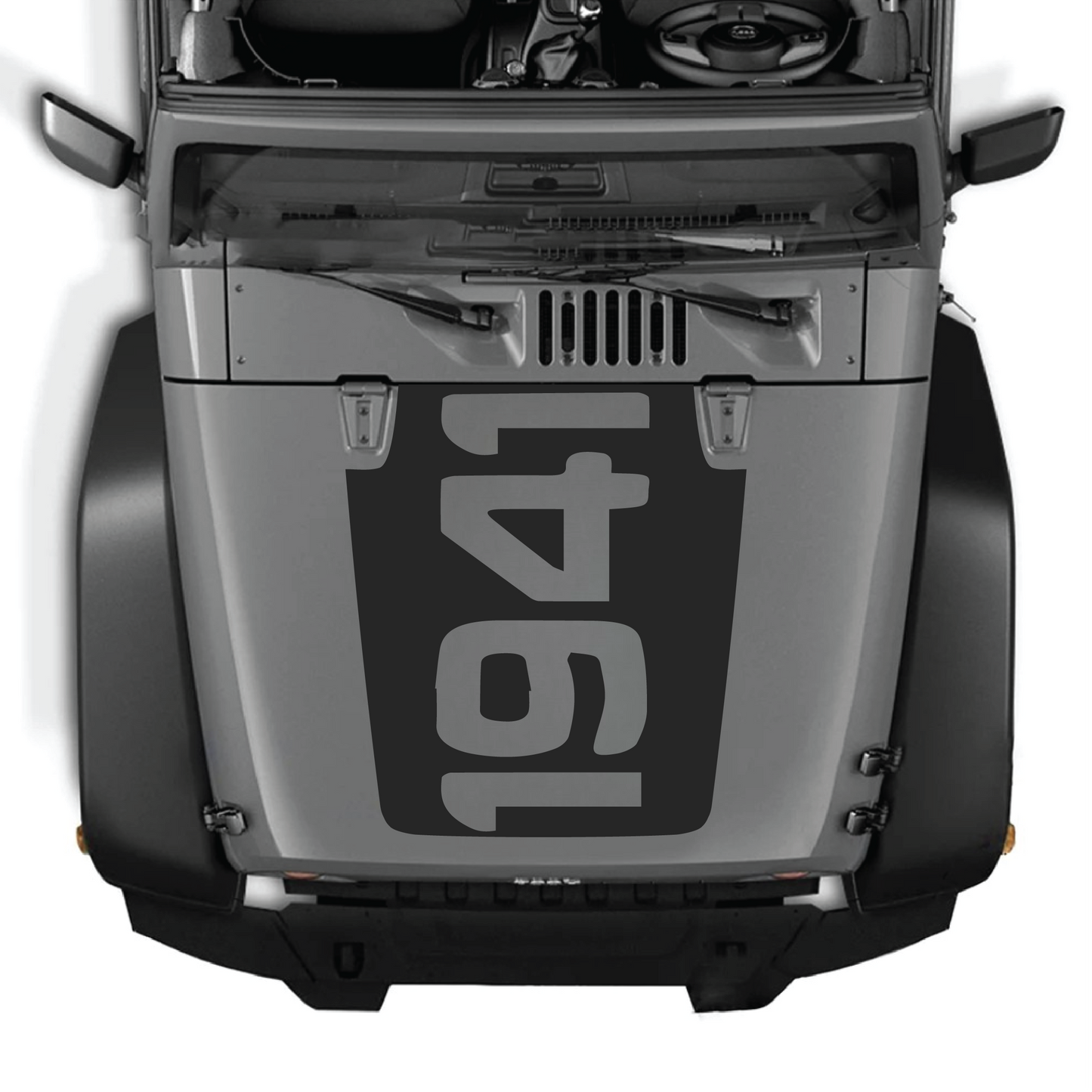 Hood Styles Decal/Sticker - For JK/JKU 2007-2018 Hood - Premium Vinyl
