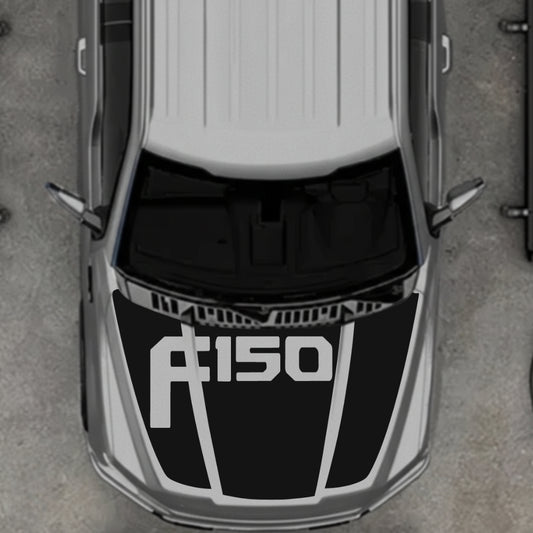 Hood Panel Decal/Sticker - Style 19 Graphic Kit - For Ford F-150 2020-2026 - Premium Vinyl