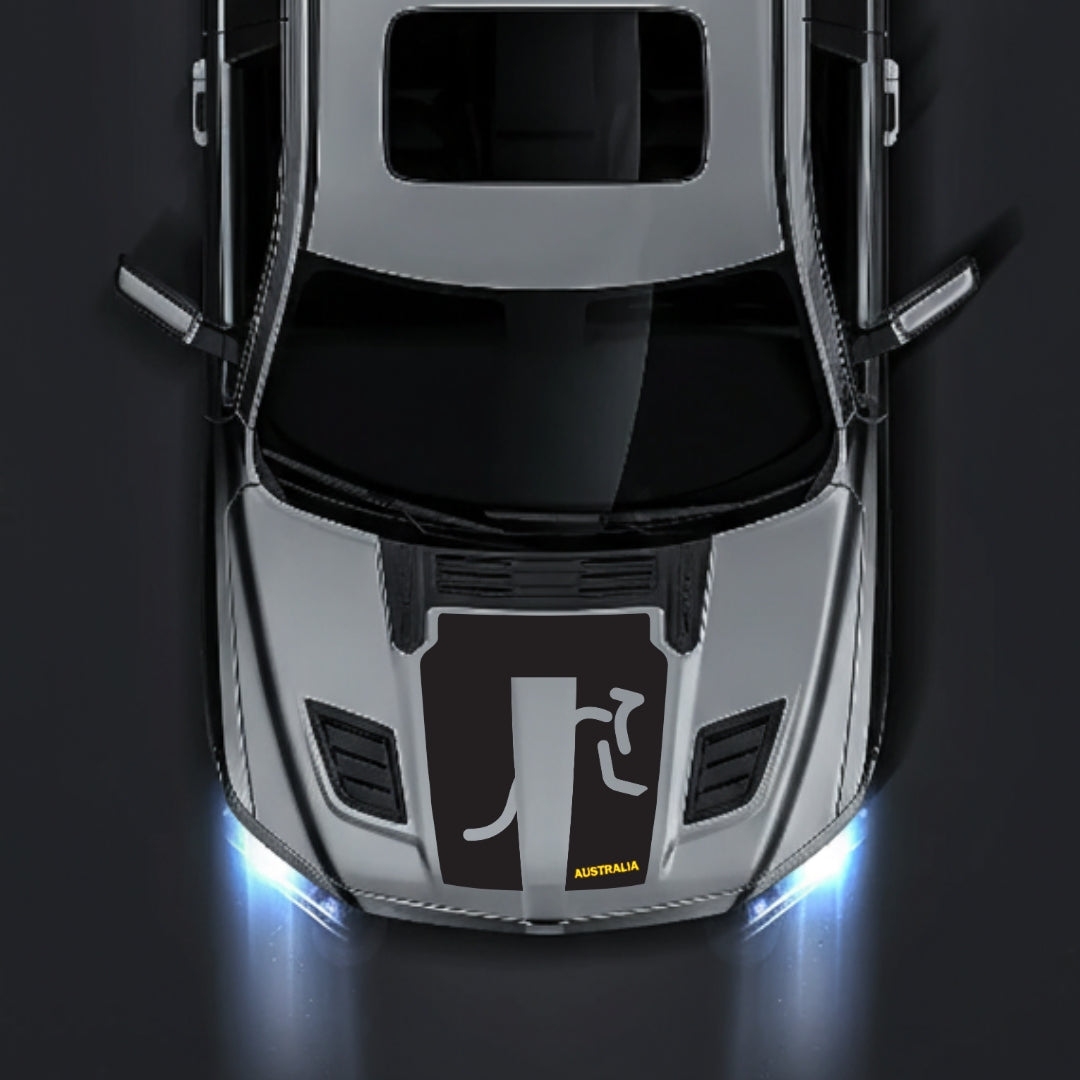 Hood Panel Decal/Sticker - Australia - Cut Graphic Kit - For Dodge RAM 1500 2019-2025 - Premium Vinyl