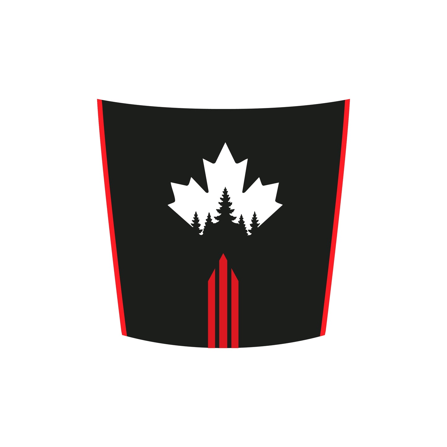 Hood Panel Decal/Sticker - Maple and Forest Graphic Decal Graphic Kit - For Ford F-150 2015-2020 - Premium Vinyl