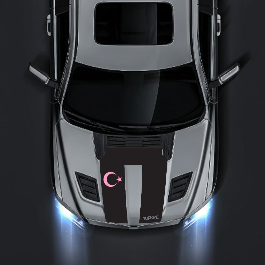 Hood Panel Decal/Sticker - Turkey - Cut Graphic Kit - For Dodge RAM 1500 2019-2025 - Premium Vinyl