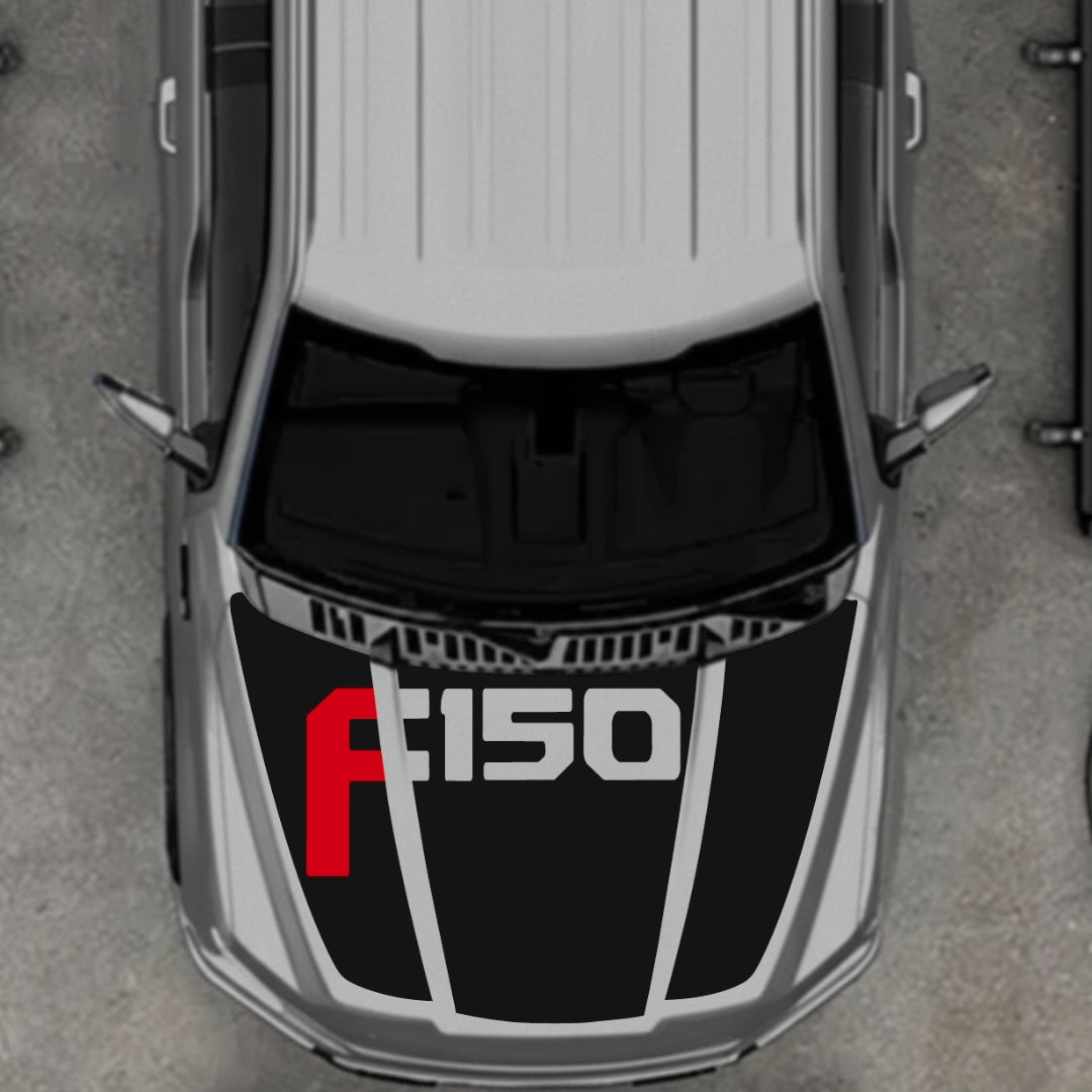 Hood Panel Decal/Sticker - Style 20 Graphic Kit - For Ford F-150 2020-2026 - Premium Vinyl