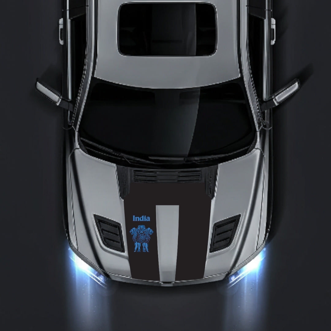 Hood Panel Decal/Sticker - India Graphic Kit - For Dodge RAM 1500 2019-2025 - Premium Vinyl