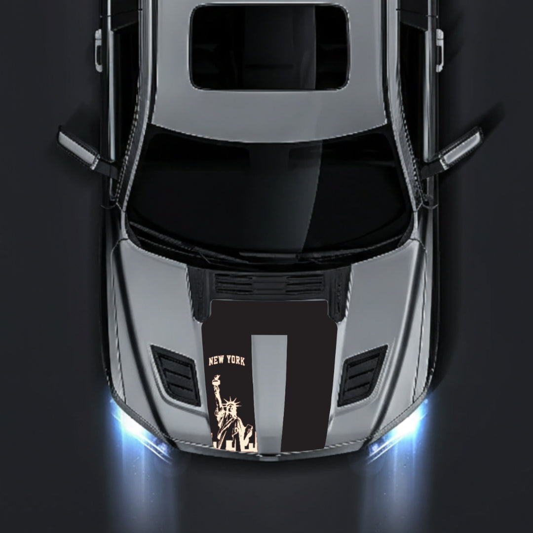 Hood Panel Decal/Sticker - New York Graphic Kit - For Dodge RAM 1500 2019-2025 - Premium Vinyl