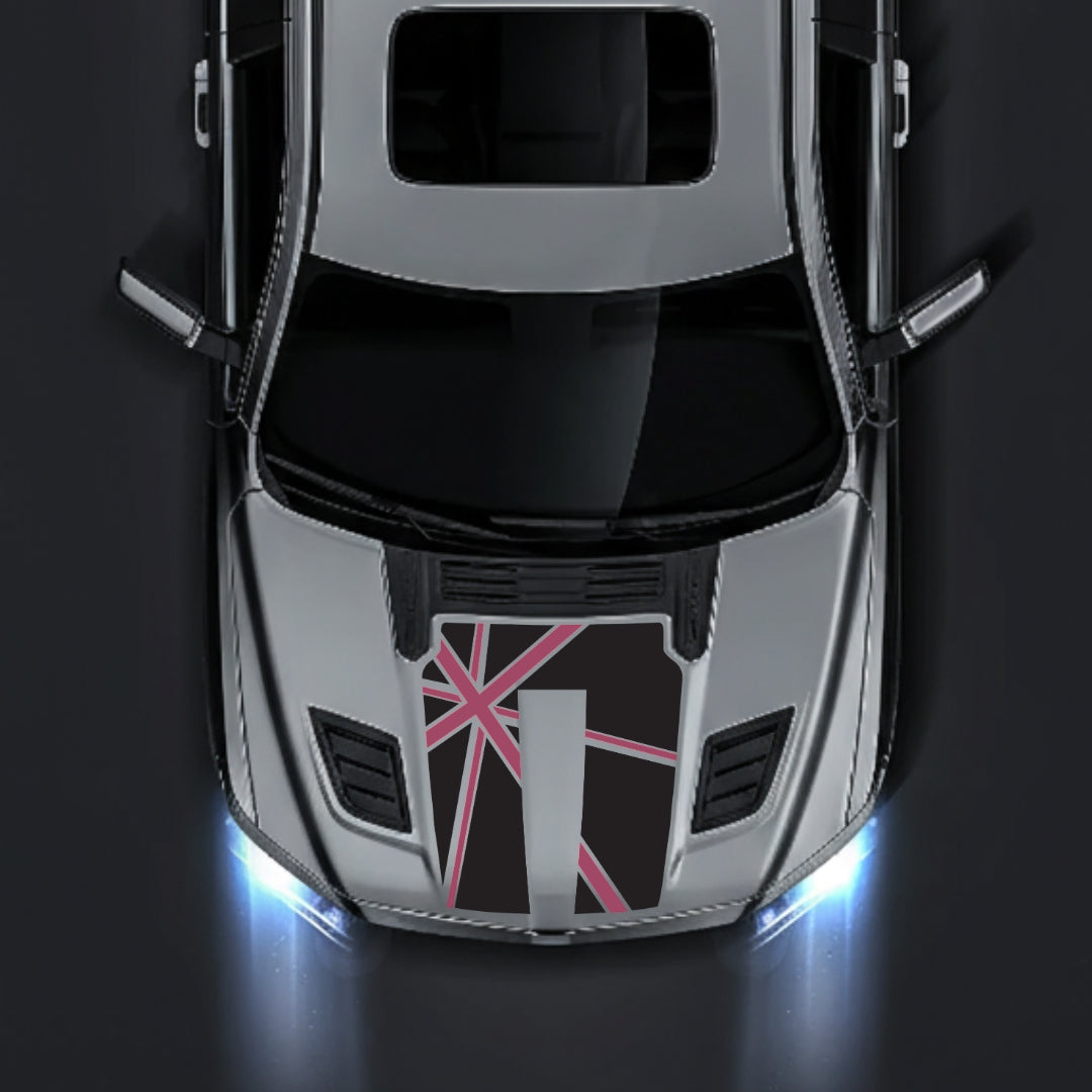Performance Hood Panel Decal/Sticker - England - Cut Graphic Kit - For Dodge RAM 1500 2019-2025 - Premium Vinyl