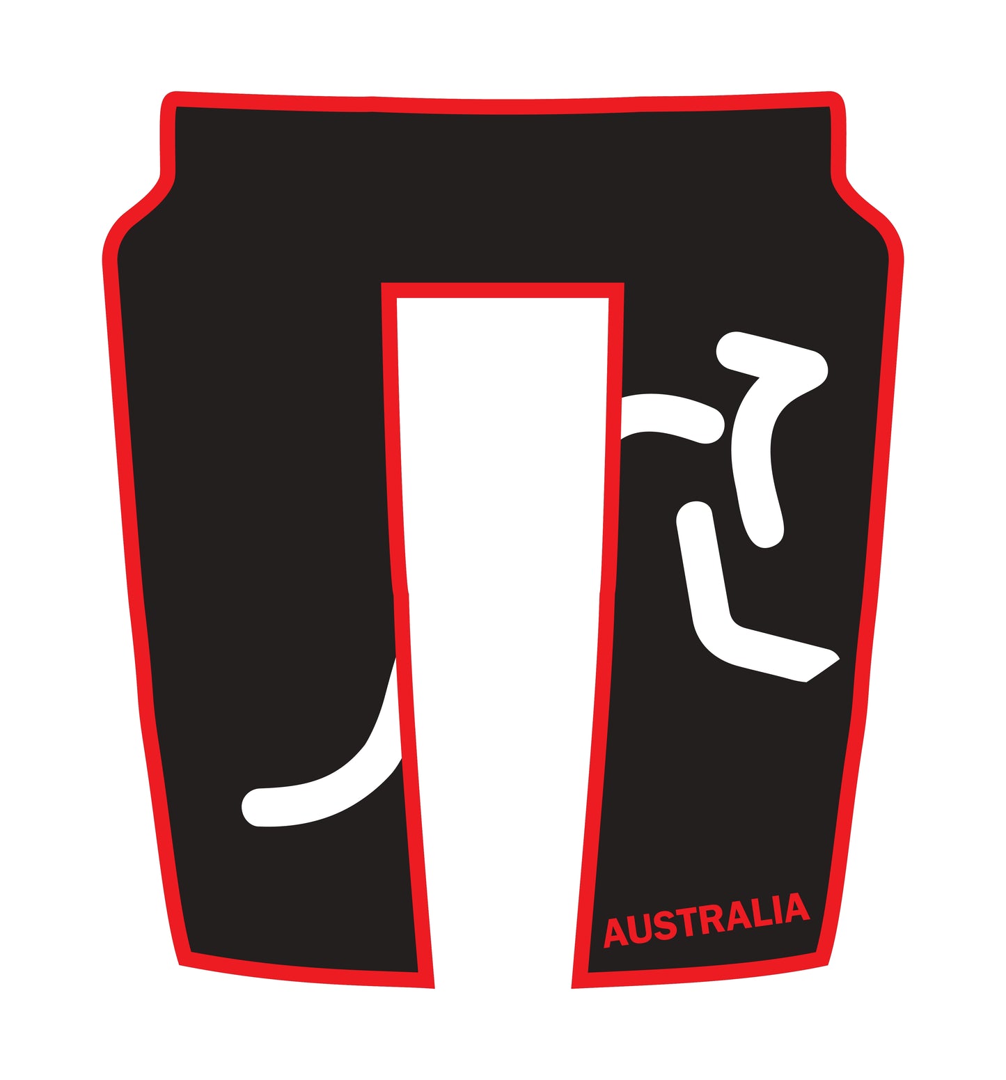 Hood Panel Decal/Sticker - Australia - Cut - Border Graphic Kit - For Dodge RAM 1500 2019-2025 - Premium Vinyl