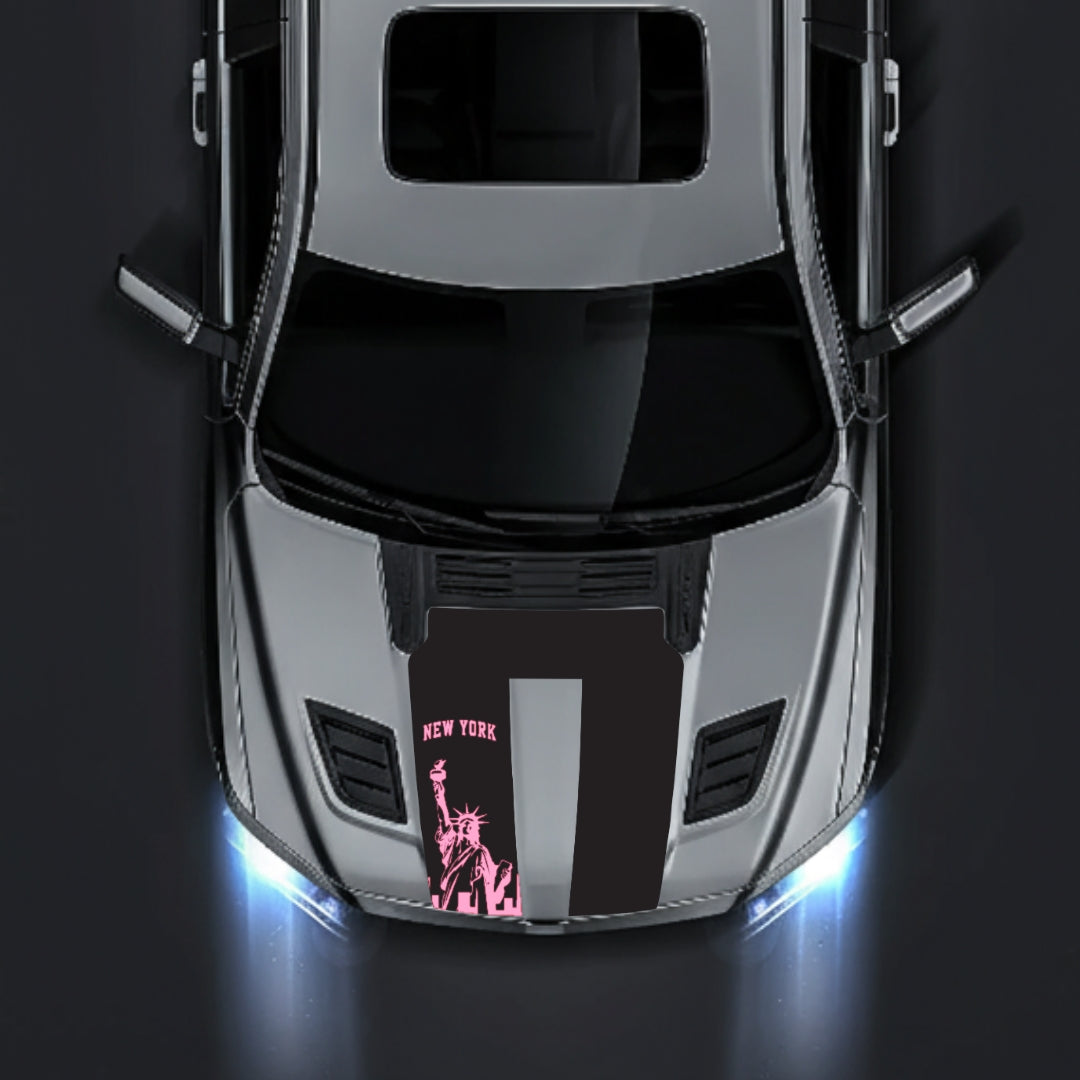 Hood Panel Decal/Sticker - New York Graphic Kit - For Dodge RAM 1500 2019-2025 - Premium Vinyl