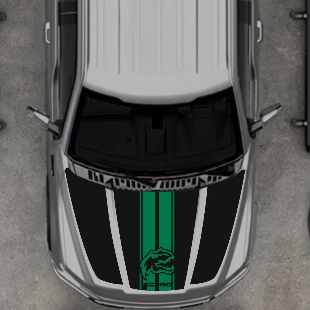 Hood Panel Decal/Sticker - Rex Graphic Kit - For Ford F-150 2020-2026 - Premium Vinyl