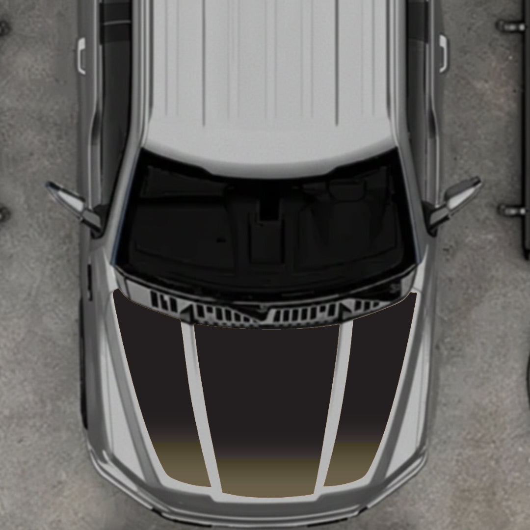 Hood Panel Decal/Sticker - Shades Graphic Kit - For Ford F-150 2020-2026 - Premium Vinyl