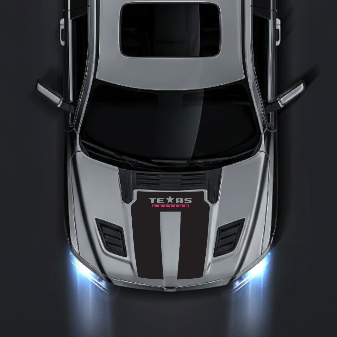 Performance Hood Panel Decal/Sticker - Texas Edition - Cut Graphic Kit - For Dodge RAM 1500 2019-2025 - Premium Vinyl