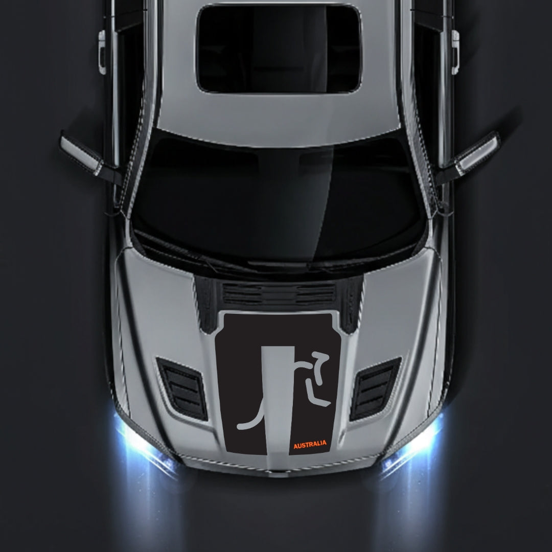 Hood Panel Decal/Sticker - Australia - Cut Graphic Kit - For Dodge RAM 1500 2019-2025 - Premium Vinyl