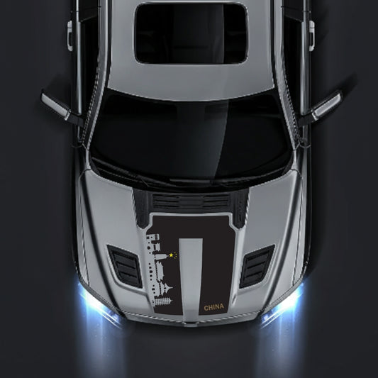 Performance Hood Panel Decal/Sticker - China Skyline - Cut Graphic Kit - For Dodge RAM 1500 2019-2025 - Premium Vinyl