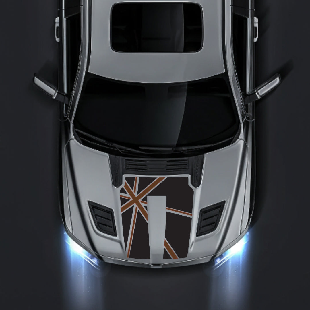 Hood Panel Decal/Sticker - England - Cut Graphic Kit - For Dodge RAM 1500 2019-2025 - Premium Vinyl