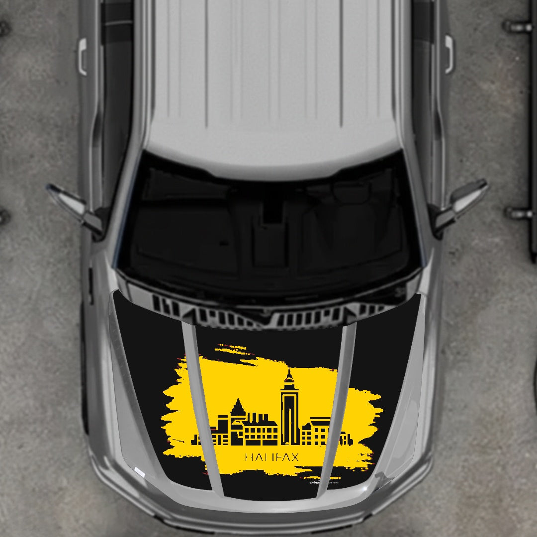 Hood Panel Decal/Sticker - Halifax Graphic Kit - For Ford F-150 2020-2026 - Premium Vinyl