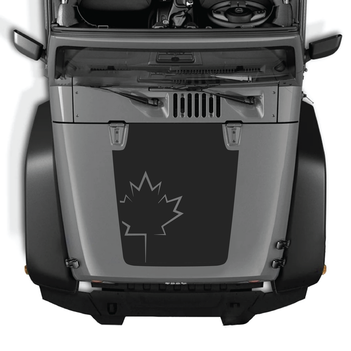 Hood Styles Decal/Sticker - For JK/JKU 2007-2018 Hood - Premium Vinyl