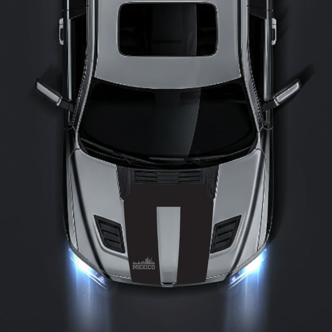 Performance Hood Panel Decal/Sticker - Mexico Graphic Kit - For Dodge RAM 1500 2019-2025 - Premium Vinyl