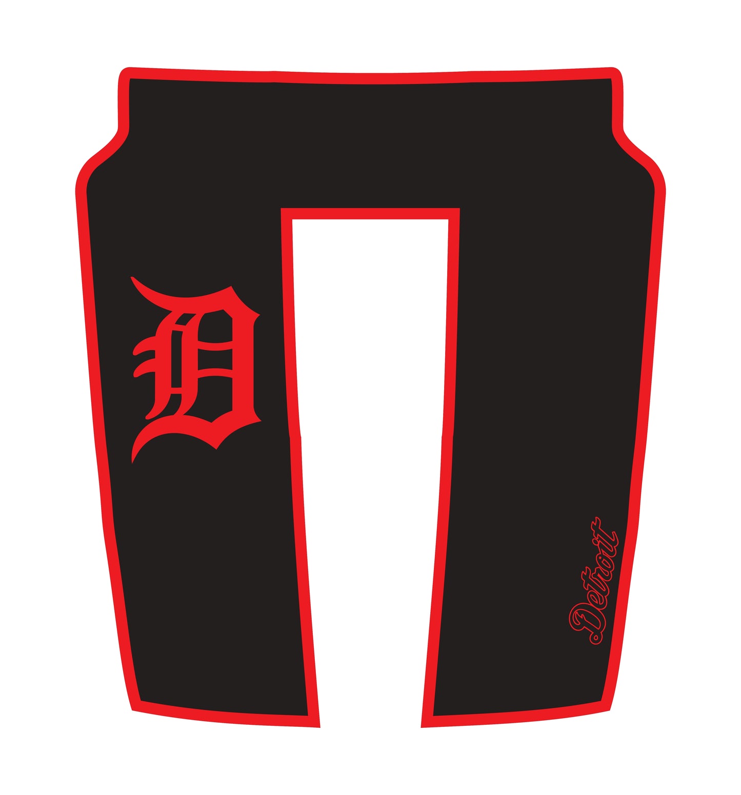 Hood Panel Decal/Sticker - Detroit Street - Border Graphic Kit - For Dodge RAM 1500 2019-2025 - Premium Vinyl