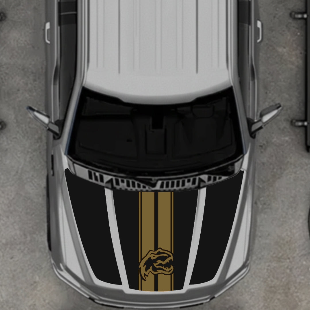 Hood Panel Decal/Sticker - Rex Style 2 Graphic Kit - For Ford F-150 2020-2026 - Premium Vinyl