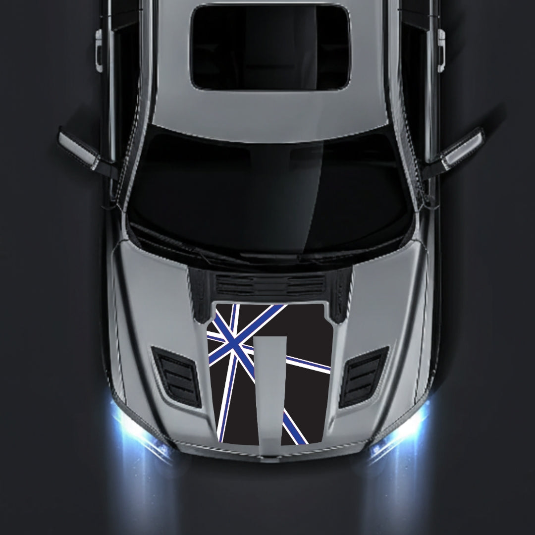 Hood Panel Decal/Sticker - England Graphic Kit - For Dodge RAM 1500 2019-2025 - Premium Vinyl