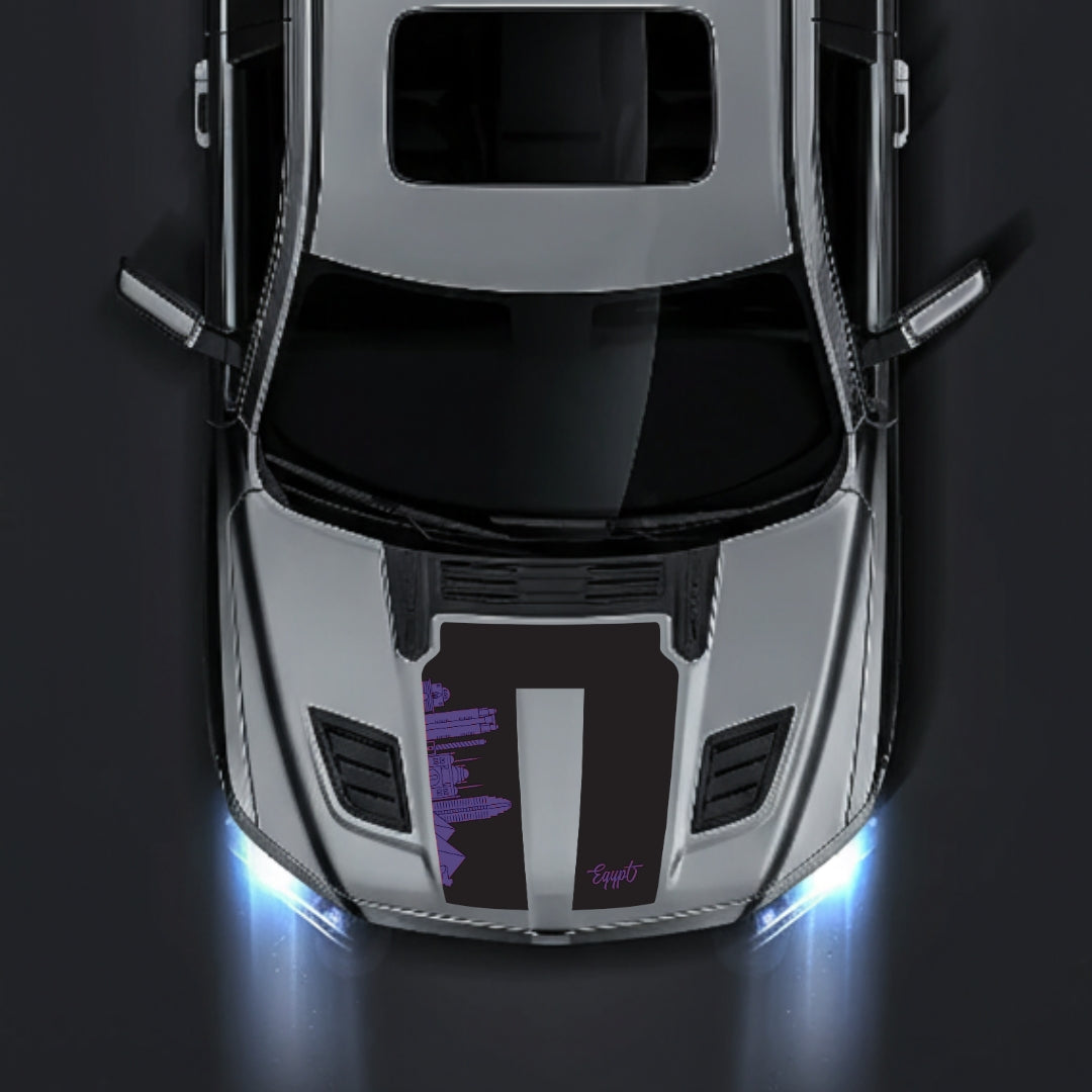 Hood Panel Decal/Sticker - Egypt Skyline Graphic Kit - For Dodge RAM 1500 2019-2025 - Premium Vinyl