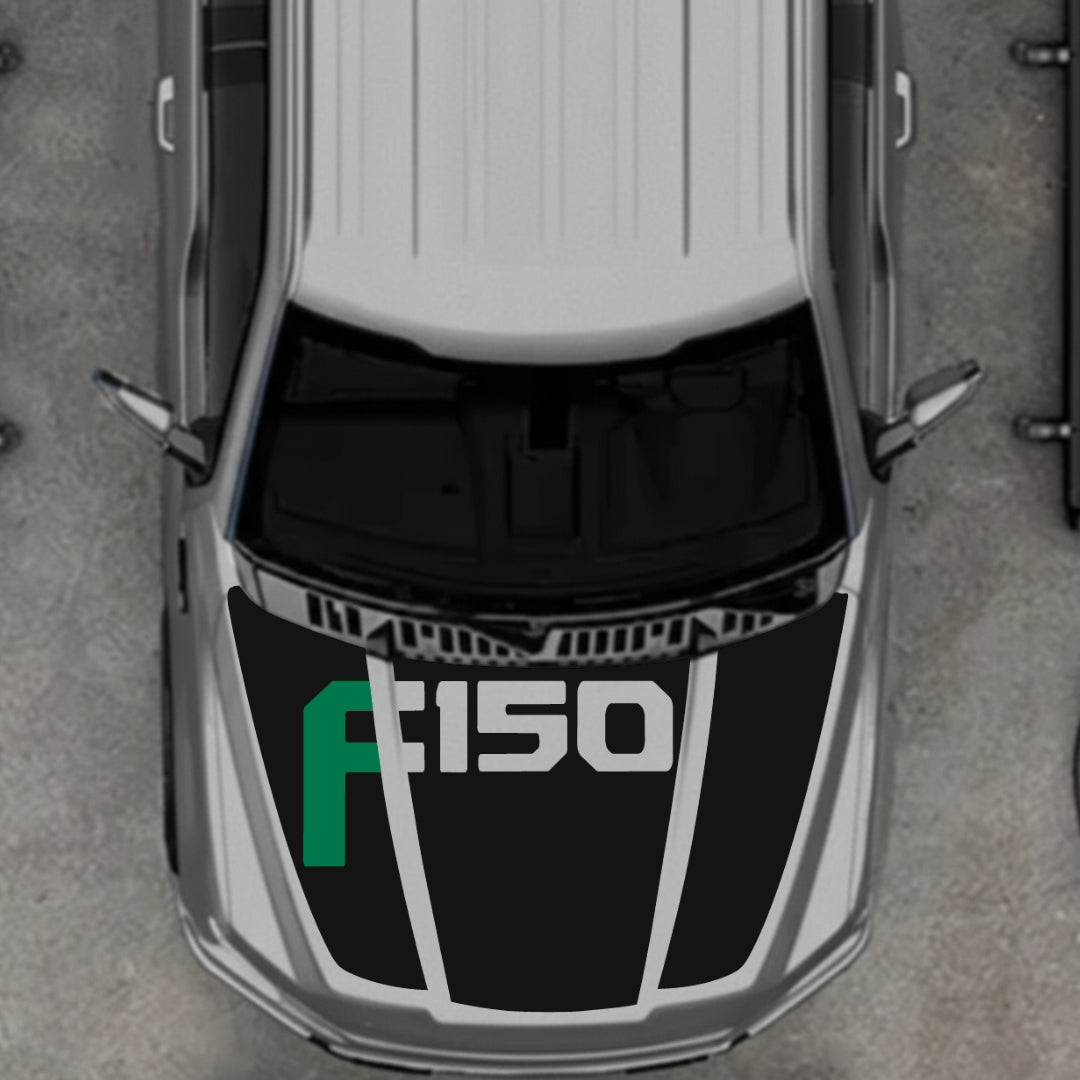 Hood Panel Decal/Sticker - Style 20 Graphic Kit - For Ford F-150 2020-2026 - Premium Vinyl