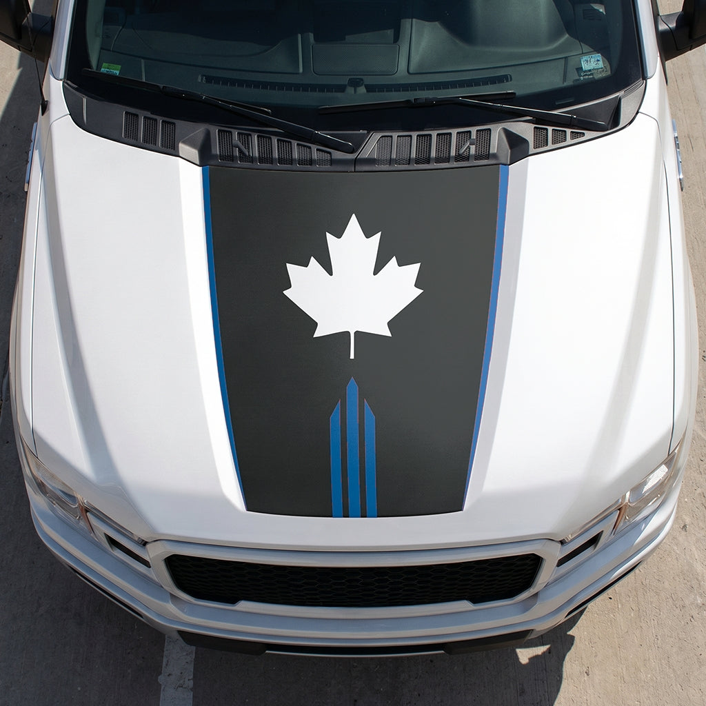 Hood Panel Decal/Sticker - Maple Graphic Decal Graphic Kit - For Ford F-150 2015-2020 - Premium Vinyl