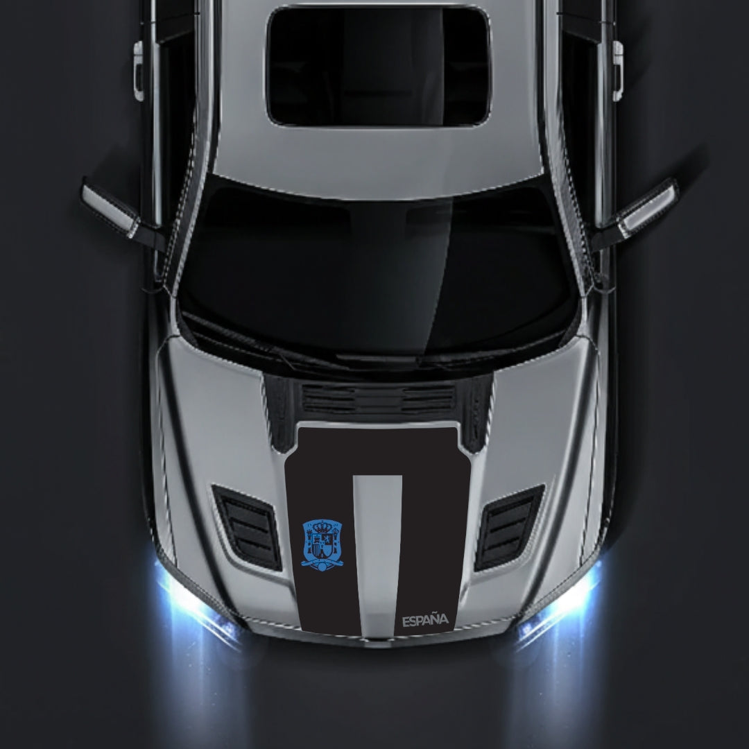 Hood Panel Decal/Sticker - Spain - Cut Graphic Kit - For Dodge RAM 1500 2019-2025 - Premium Vinyl