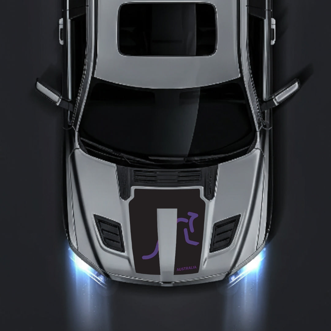 Hood Panel Decal/Sticker - Australia Graphic Kit - For Dodge RAM 1500 2019-2025 - Premium Vinyl