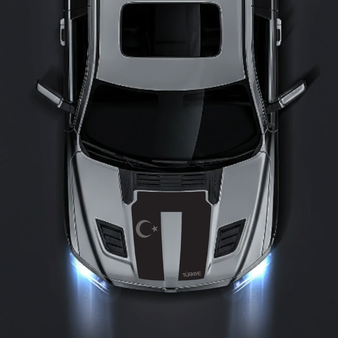 Performance Hood Panel Decal/Sticker - Turkey Graphic Kit - For Dodge RAM 1500 2019-2025 - Premium Vinyl